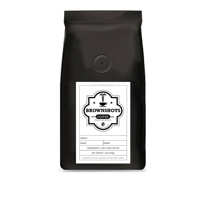 Single Origin Favorites Sample Pack: Brazil, Colombia, Costa Rica, Ethiopia, Honduras, Tanzania - Brown Shots Coffee