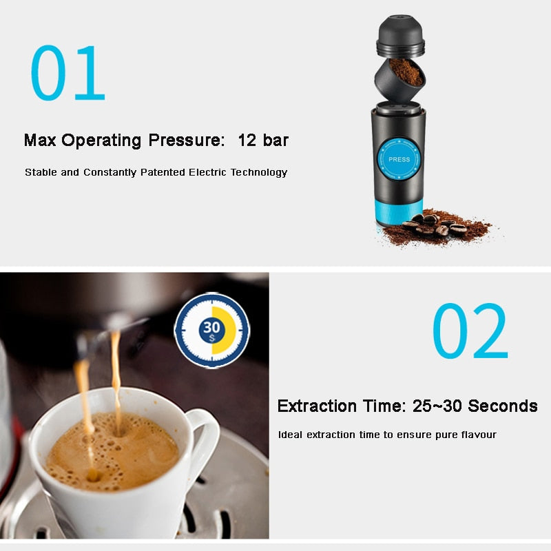 2 IN 1 CAPSULE & GROUND MINI ESPRESSO - Brown Shots Coffee