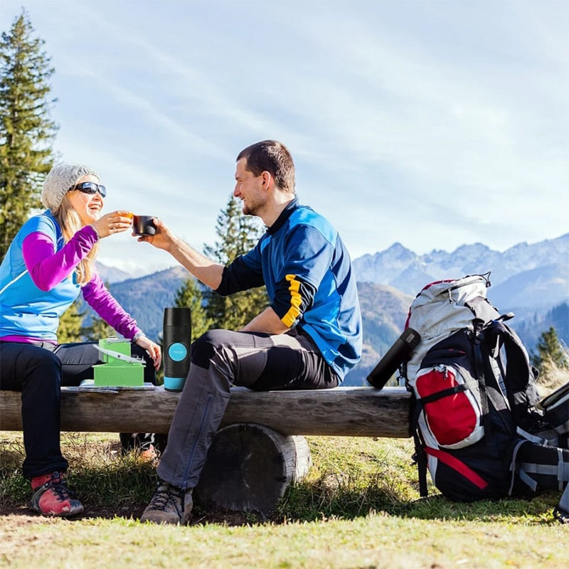 2 IN 1 CAPSULE & GROUND MINI ESPRESSO - Brown Shots Coffee