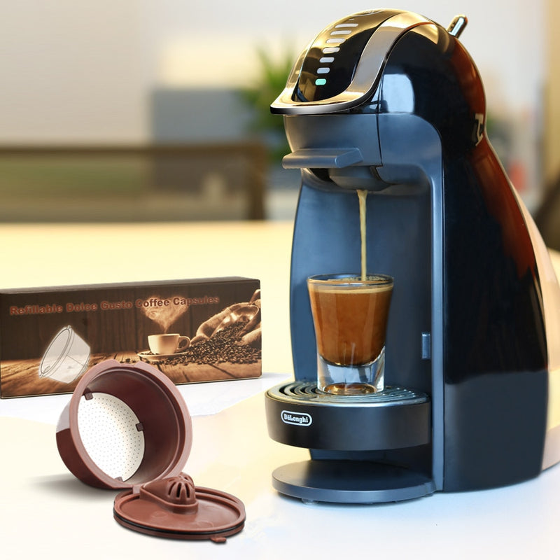 REUSABLE STAINLESS STEEL COFFEE CAPSULE - Brown Shots Coffee