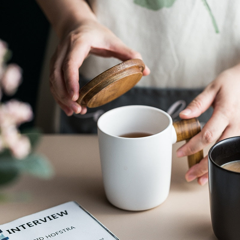 NORDIC CERAMIC MARK COFFEE MUG - Brown Shots Coffee