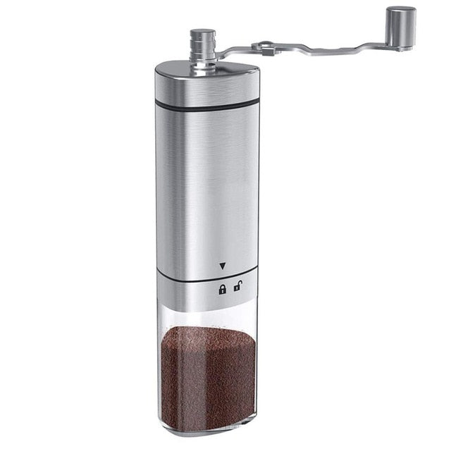 PORTABLE MANUAL COFFEE GRINDER - Brown Shots Coffee
