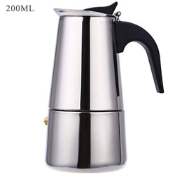 Stainless Steel Coffee Pot - Brown Shots Coffee