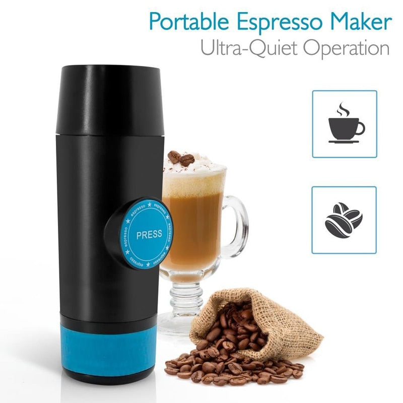 2 IN 1 CAPSULE & GROUND MINI ESPRESSO - Brown Shots Coffee