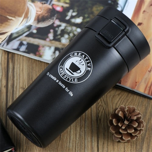 SLIM STRAIGHT COFFEE FLASK - Brown Shots Coffee