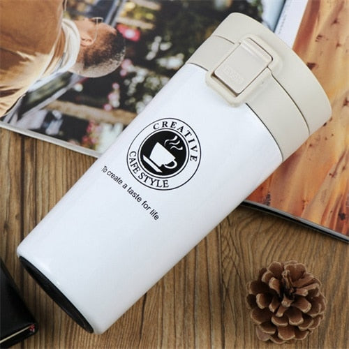 SLIM STRAIGHT COFFEE FLASK - Brown Shots Coffee