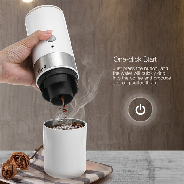 PORTABLE ESPRESSO COFFEE MAKER - Brown Shots Coffee